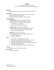 Frank Le's Resume