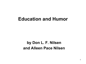 education and humor