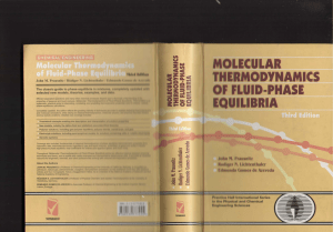 Molecular Thermodynamics of Fluid-Phase Equilibria