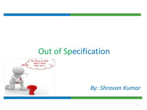 outofspecification