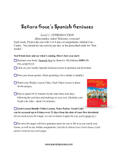 SGSG Intro Spanish Geniuses Video Course Introduction