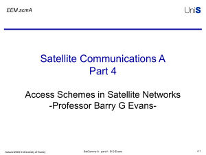 Satellite Multiple Access