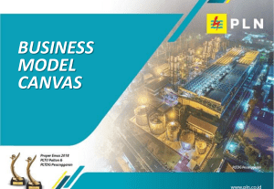 PLN Business model canvas