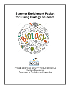 biology-summer-enrichment-packet