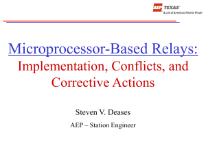 Microprocessor Based Relaying