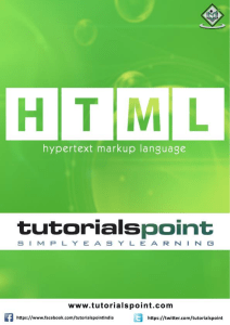 html tutorial