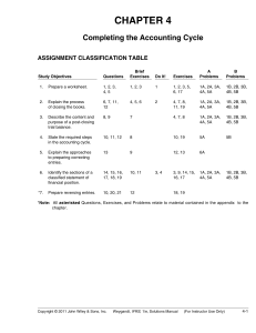 Chapter 04 Solution Manual Kieso IFRS