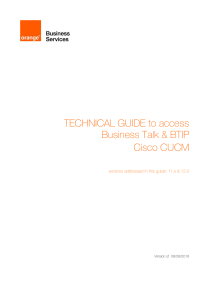 business talk guide cisco cucm 2