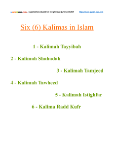 Islam-Six-6-Kalmay