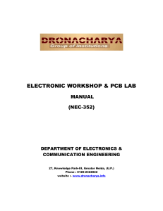Electronic Workshop PCB Lab2