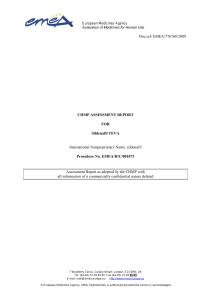 CHMP ASSESSMENT REPORT FOR Sildenafil TEVA