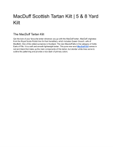 MacDuff Scottish Tartan Kilt   5 & 8 Yard Kilt - Google Docs