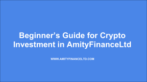 Beginner’s Guide for Crypto Investment in AmityFinanceLtd