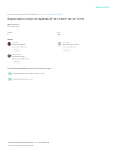 12.Regenerative energy saving in multi-axis servo-mot