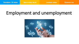 Week 10 Employment