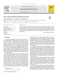 Near-Optimal Nonlinear Regression Trees: A New Approach