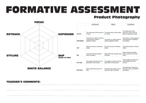 Formative Assessment