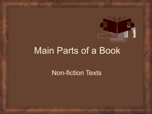 Parts of a Non-Fiction Book 201722145812960