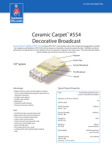 ceramic carpet 554 update