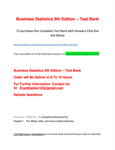 docdownloader.com-pdf-business-statistics-9th-edition-test-bank-dd cbbef3d08560a0713165dd000723dca5