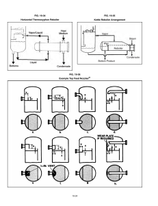 Distillation column mechanical design