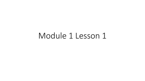 1.Module 1 Lesson 1 - Abstraction (Five S)