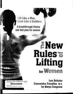 The New Rules of Lifting for Women-Schuler et al