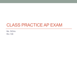 class practice ap exam