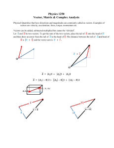 Vectors