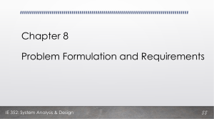 Ch.8-Problem Formulation and Requirements