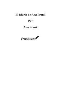 El Diario de Ana Frank. 