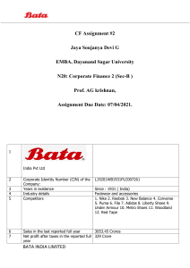 BATA India Pvt Ltd