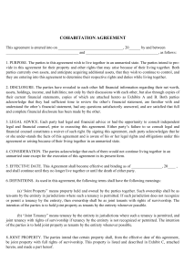 cohabitation agreement template 07