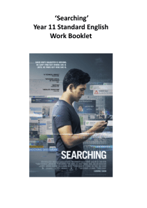 Searching Work Booklet