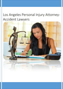 Los Angeles Personal Injury Attorney-Accident Lawyers