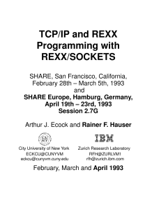 ShareMeeting93-TCPIP REXX