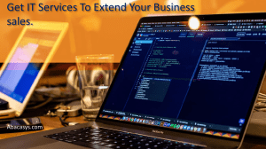Get IT Services To Extend Your Business