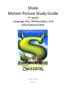 shrek-motion-picture-study-guide