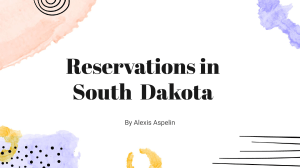 South Dakota Reservation Project