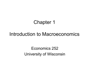 Chapter 1 Macroeconimics