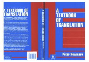 [Peter Newmark] Textbook Of Translation