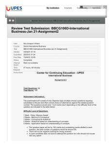RESULT - BBCG106D-International Business-Jan 21-Assignment2(ATTEMPT 1)