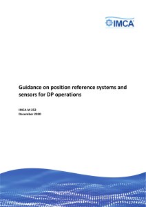 IMCA M 252 Rev. 0.1 December 2020 (Guidance on position reference systems and sensors for DP operations)