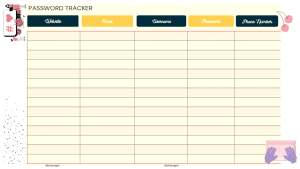 free password tracker