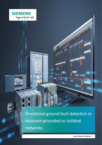 SIEMENS - Siprotec 5 Directional Ground Fault Detection