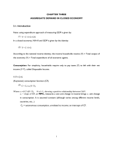 Macroeconomics unit 3 our lecturer note (1)