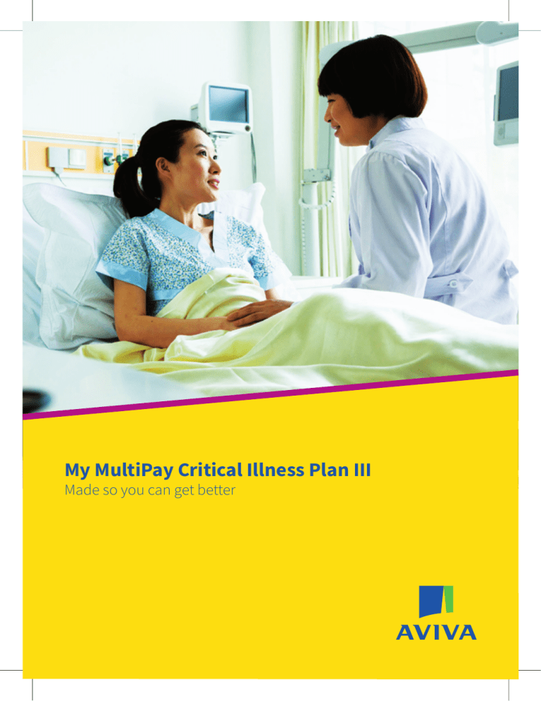 Aviva My MultiPay Critical Illness Plan III