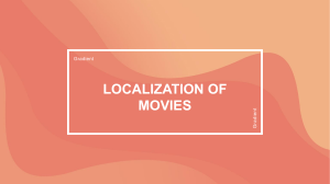 Localization of movies