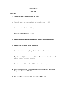 Of Mice and Men Chapter Questions printout