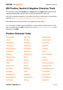 191228 Character Traits List v1.0